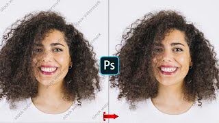 How to remove watermark only take 2 minutes in Photoshop [upl. by Imim592]