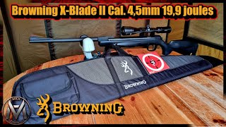 Carabine Browning X Blade II 45 mm  de 20 joules la perfection [upl. by Easlehc894]