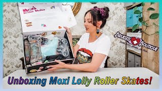 Unboxing Moxi Lolly Roller Skates in Floss Plus Toe Guards Bum Bag Skate Leash amp More [upl. by Quinlan]