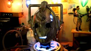 quotHandlesquot  Doctor Who  Cyberman Prop Build  Voice Box Test [upl. by Lasley]