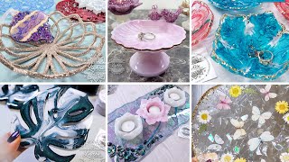 10 Easy Epoxy Resin Ideas that WOW😍 Next Level DIY Resin Art [upl. by Ailsun]