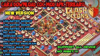 UPDATE DOWNLOAD COC MOD APK TERBARU 2024‼️ UNLIMITED MONEY GEMS amp ELEXSIR NO PASSWORD [upl. by Bailar]