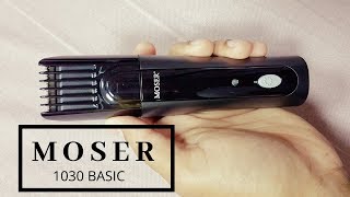 UNBOXING AND REVIEW OF MOSER TRIMMER 1030 BASIC  MOSER TRIMMER REVIEW [upl. by Ailiec]