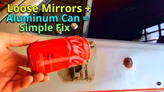 Easy Fix for Loose Truck Mirrors [upl. by Yesmar]