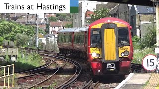 Southeastern And Southern Trains At Hastings [upl. by Schwab]