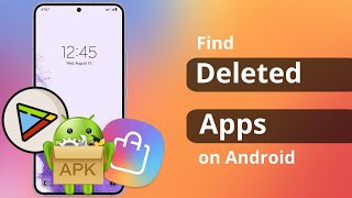 2 Ways How to Find Deleted Apps on Android Phone  Recover Deleted Apps 2023 [upl. by Schertz]