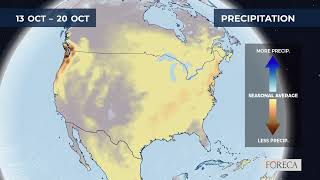 Monthly precipitation forecast for the USA 1042024 [upl. by Little226]