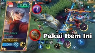 Build Beatrix Paling Sakit 2023 Tutorial Beatrix  Gameplay Beatrix Mobile Legend [upl. by Lightman]