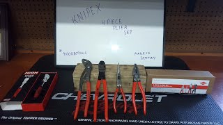 KNIPEX 4 piece pliers setmy thoughts are they worth the  info on icon ratchet give away [upl. by Mikeb]