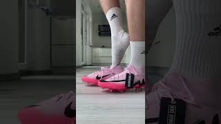 I love Pink shoes 💕😍 footballboots pinkshoes nike mecurial [upl. by Gupta]