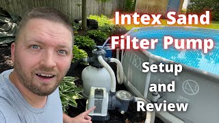 Intex Sand Filter Pump Complete Setup and Review [upl. by Weihs637]