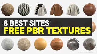 Top 8 Best Websites for FREE PBR Textures and Materials [upl. by Assil]