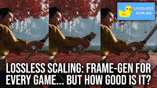 Lossless Scaling Frame Generation For Every Game  But How Good Is it [upl. by Akinyt]