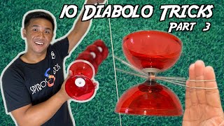 Learn 10 Diabolo Tricks in 10 Minutes Pt 3 Beginners  Diabolo Tutorial 3 [upl. by Jacenta]