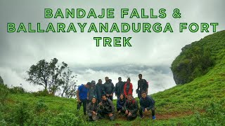 Bandaje Falls amp Ballarayanadurga Fort Trek Experience  Trekking In Karnataka  Offbeat Treks [upl. by Bean]