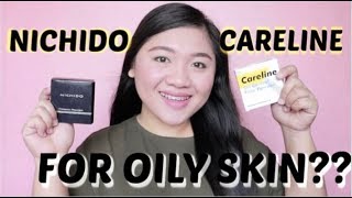 100 PHP LANG NICHIDO PRESSED POWDER VS CARELINE OIL CONTROL FACE POWDER [upl. by Nena191]