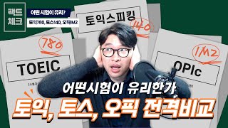 토익 780점 토익스피킹 140점 오픽 IM2 어떤 시험이 더 유리한가  성적분포도로 알아본 카투사 항공승무원 지원자격  강지완 오픽TV [upl. by Lilla335]