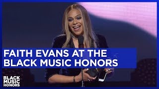 Faith Evans Acceptance Speech  Black Music Honors [upl. by Isawk]