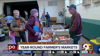 Despite the chill farmers markets thrive in the winter months both indoors and out [upl. by Ttebroc]