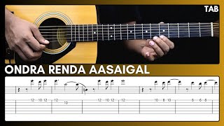 Ondra Renda Aasaigal  Dilko tumse guitar tab  Kaakha Kaakha  Harris Jayaraj [upl. by Orodisi]