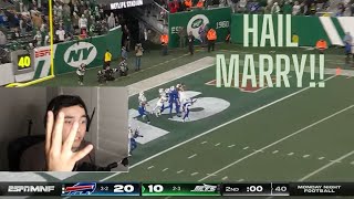 JETS VS BILLS WEEK 6 GAME  REACTION [upl. by Bowrah]