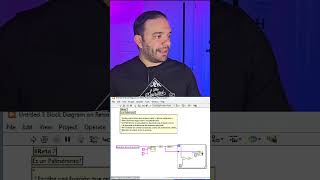 Programando con Labview Es Palindromo Reto 7 [upl. by Ymeon]