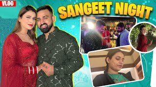 HUMARI SANGEET NIGHT❤️✨  PURI RAAT DANCE KARA😂  RAJATSWATIVLOGS [upl. by Celtic229]