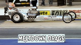 HISTORICAL ORIGINAL VINTAGE GASSERSDRAGSTERS ON PARADE SAT NIGHT 16 MELTDOWN DRAGS BYRON [upl. by Enilraep]