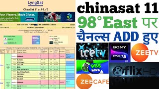 chinasat 11 new update channel list 6 feet dish antenna [upl. by Baptiste]