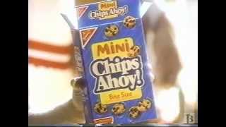 Nabisco Mini Chips Ahoy Commercial 1991 [upl. by Mailli667]