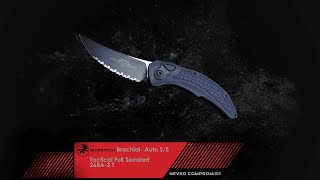 MICROTECH Brachial Auto SE Tactical Full Serrated 268A3 T [upl. by Westbrooke]