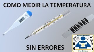 Como medir la temperatura sin errores Como medir la temperatura  como medir la temperatura [upl. by Sateia]