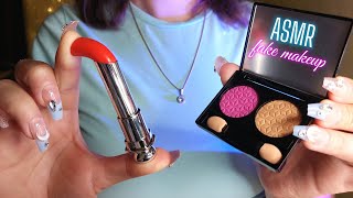 Tingling 💯 makeup with fake cosmetics ASMR 🌷 [upl. by Nedla]