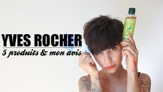 Yves Rocher  5 produits et mon avis [upl. by Jakob711]