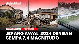 Jepang Awali 2024 dengan Gempa 74 Magnitudo Terjadi Tsunami Kecil di Pesisir [upl. by Neff345]