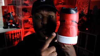 AIR JORDAN 1 BANNED 2011  The Greatest Quality Jordan EVER [upl. by Ahsok128]