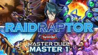 Master 1 RANK  YuGiOh Master Duel  Season 33 II Raidraptors [upl. by Siger]