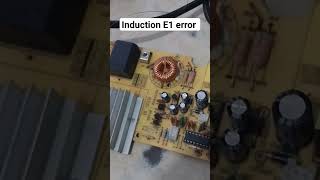 E1 induction cooker error [upl. by Norad]