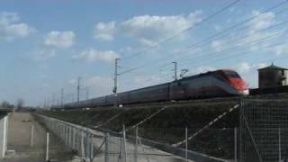 ES9436 FrecciaRossa suona per noi a 300Kmh [upl. by Onailerua505]