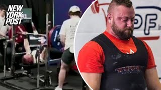 Male powerlifter enters women’s event breaks record  New York Post [upl. by Eybba]