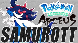 MELHOR TIME PARA ZERAR POKEMON LEGENDS ARCEUS COM SAMUROTT [upl. by Narrat421]