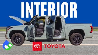 Interior Review  2024 TUNDRA Platinum by Toyota [upl. by Gnni]