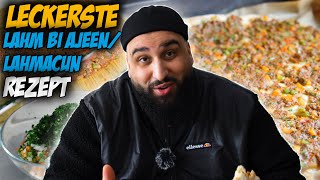 „TÜRKISCHE PIZZA“ Lahm bi AjeenLahmacun Rezept  Alle Schritte zum nachmachen [upl. by Lawlor]