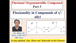 Fluxionality in Compounds of Eta3 Allyl Fluxional Organometallic Compounds Part3 Organometallic [upl. by Pat]