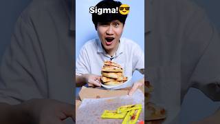 SIGMA PIZZA food asmr mukbang [upl. by Henrie850]