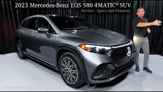 New Electric 2023 MercedesBenz EQS 580 4MATIC® SUV Specs MB Arrowhead [upl. by Sherrer]