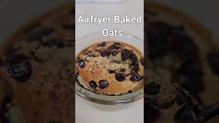 Airfryer baked oats 🤤 best late nite treat 😋 lowcalorie [upl. by Belicia372]