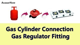 Gas Cylinder connection to Gas stove regulator [upl. by Benco]