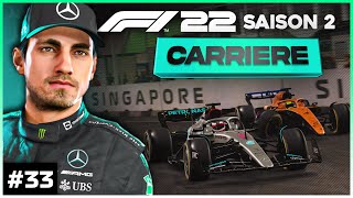 F1 22 Carrière S2E11  DU RIRE AUX LARMES LE TOURNANT DE LA SAISON [upl. by Manoop924]