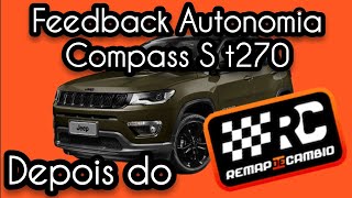 FEEDBACK CONSUMO Jeep Compass T270 com Remap de Câmbio economizou remapdecambio [upl. by Ahsenac]